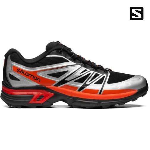 Tenis Salomon Xt-wings 2 Hombre Negros Plateados Naranjas | MX KCUH130